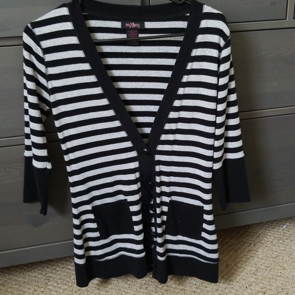 Striped cardigan